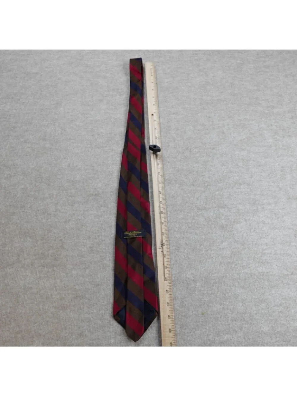 Brooks Brothers Tie Blue Red Striped Repp Regimental Makers USA Vintage